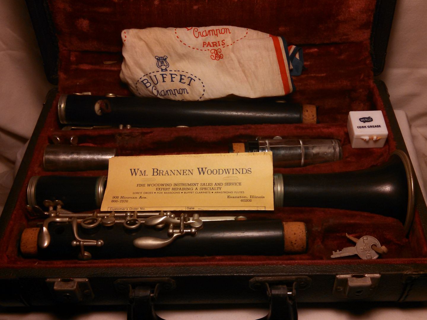 Vintage Evette & Schaeffer Buffet Crampon W/Case B3239 Made in