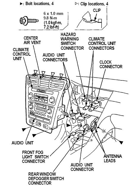 Honda dash removal