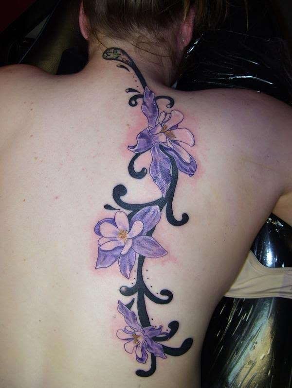 vine tattoo designs. Flower