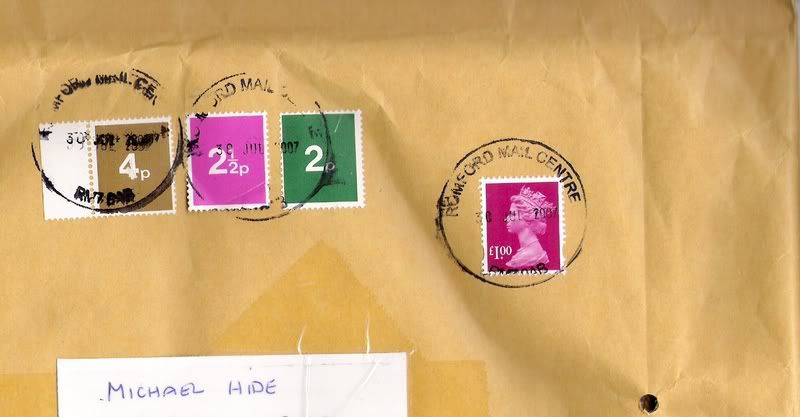 Purple Postage Stamps