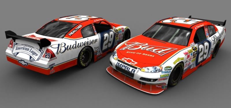 Harvick 29 Budweiser. The High Line -gt; 29 Budweiser