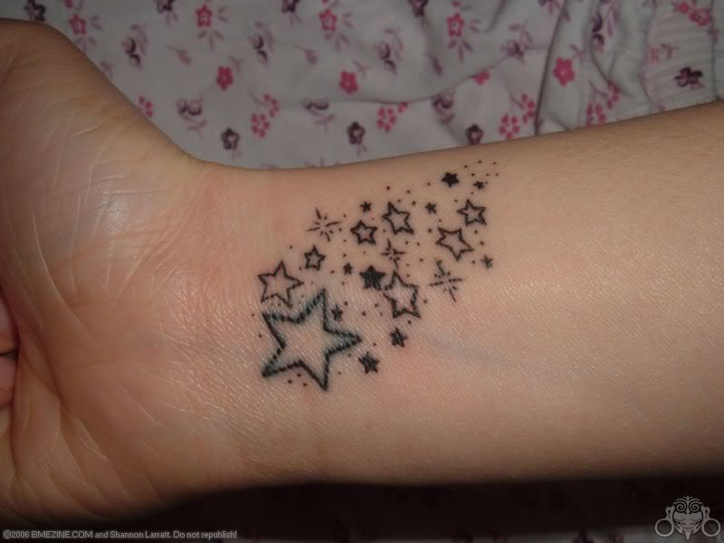 Women Arm Tattoo Twinkle Little Stars Tattoo
