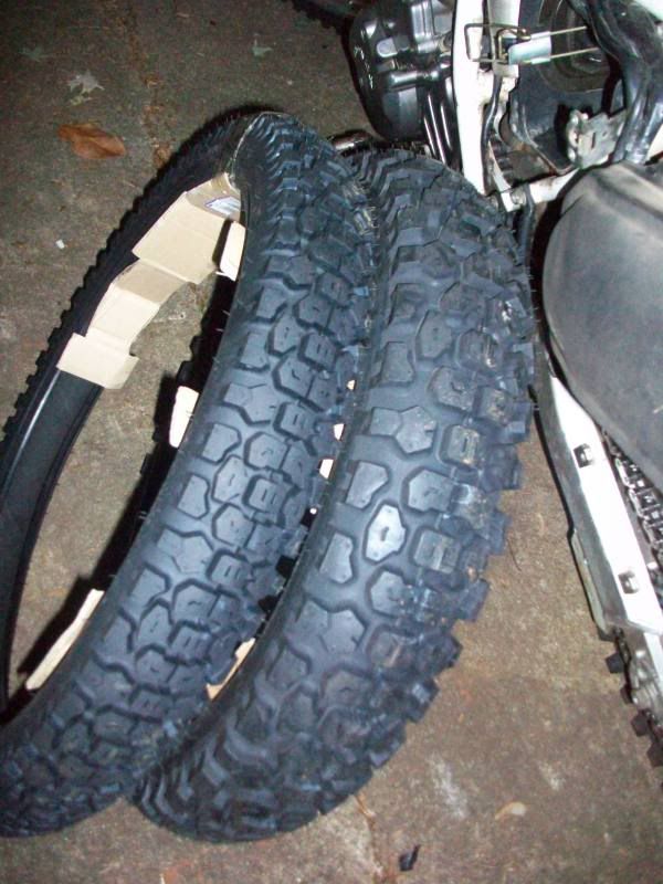 Honda xr650l and tires