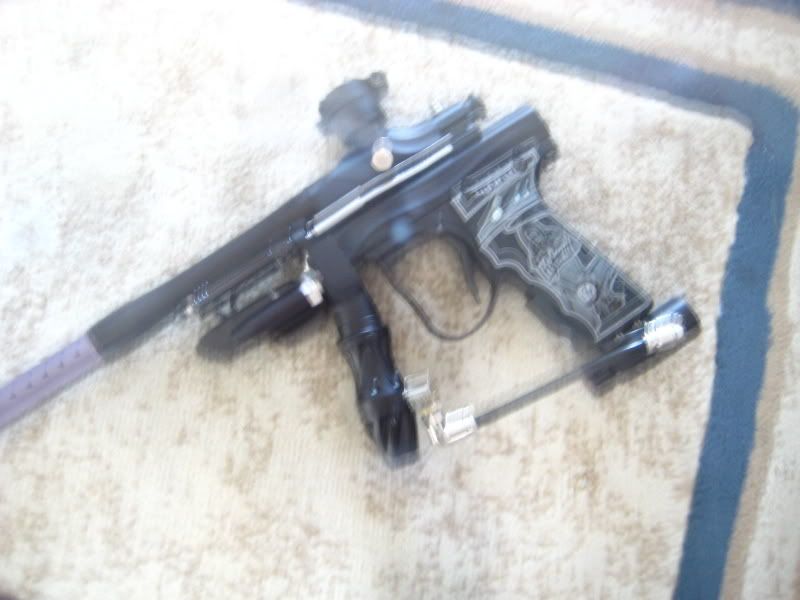 Custom autococker cocker.. all black e2, mq2,ego framed custom milling midget, mini!