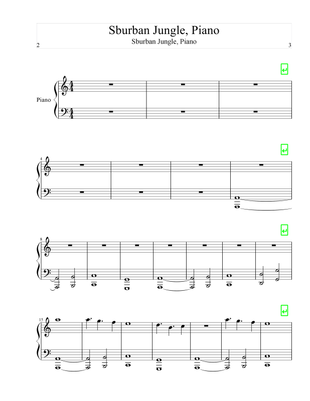 Homestuck Sheet Music - Page 4