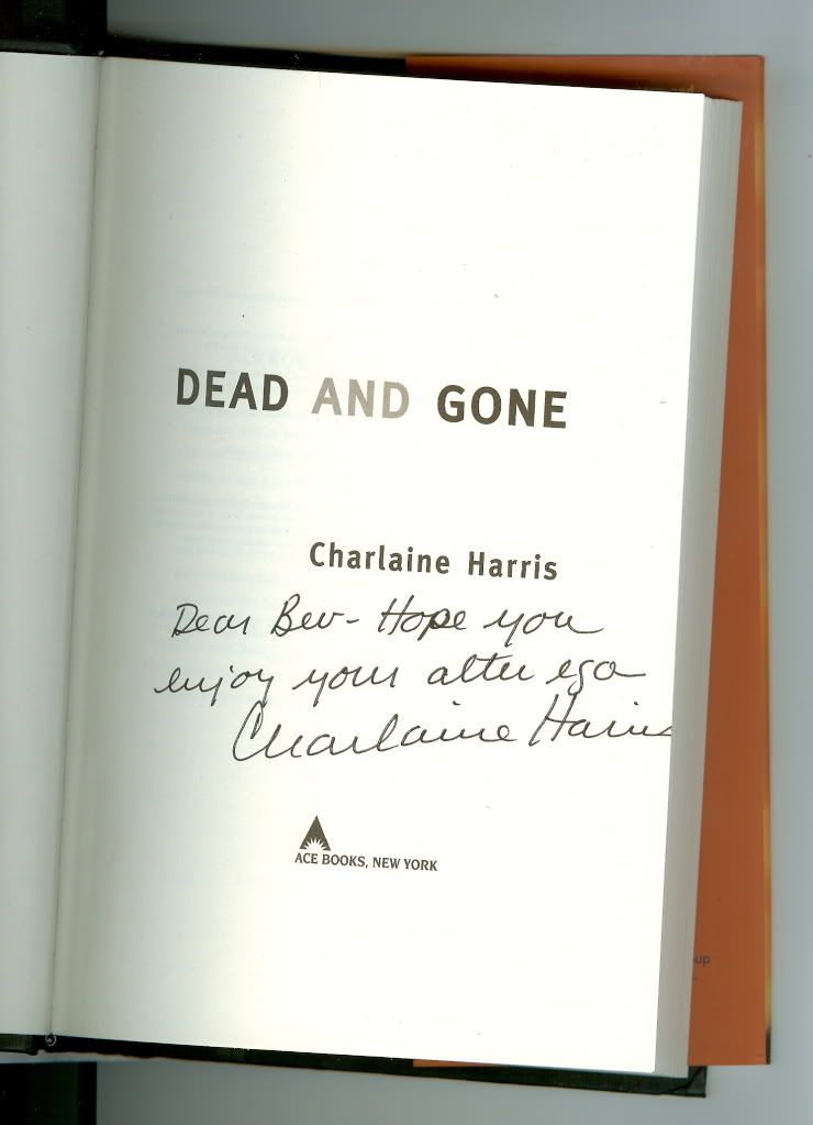 Dead and Gone inside cover page