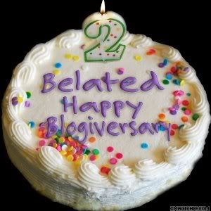 Belated Blogiversary