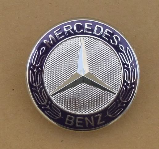 Mercedes original hood emblem installation #6
