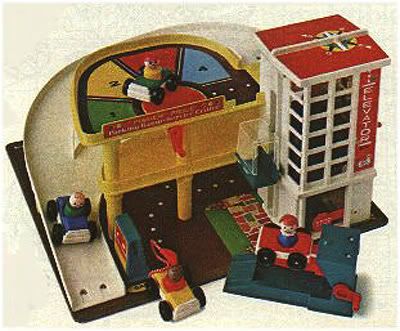 playskool car garage