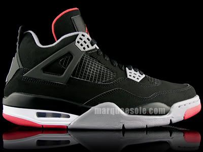 AJ 4 Black/Red