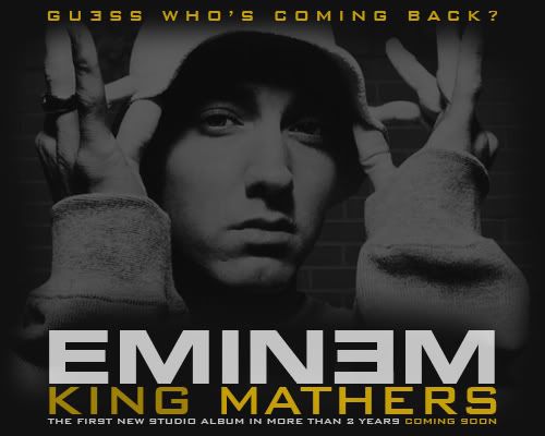 eminem cd cover relapse. of a new Eminem album was
