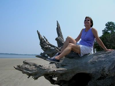 My Mom at the Beach
