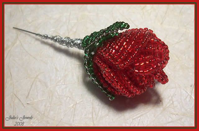 Beaded Rose