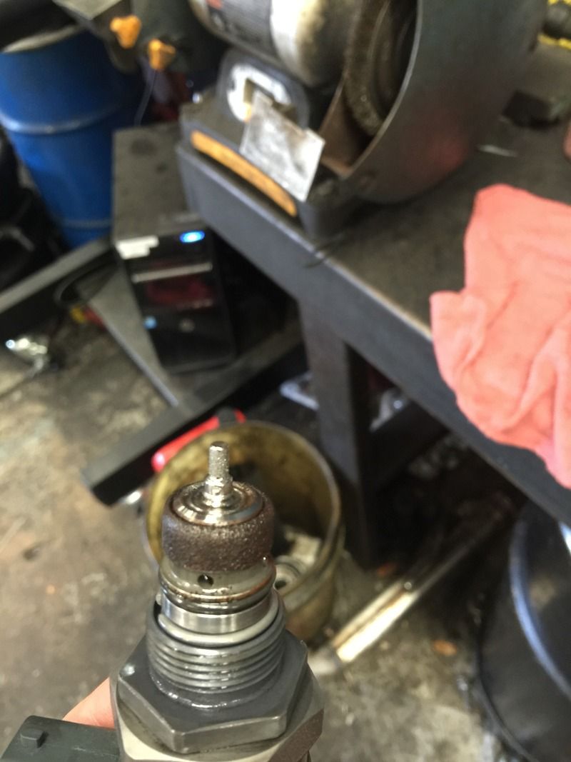 HIGH PRESSURE pump failure. metal everyhwere Ford Powerstroke Diesel
