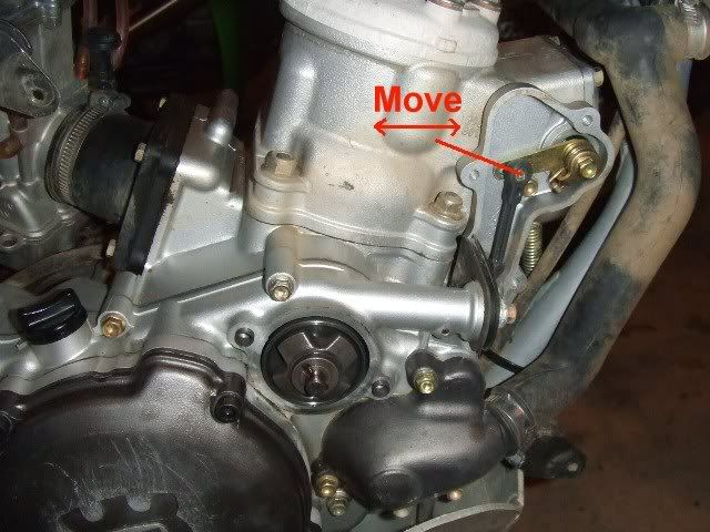 Honda cr 250 power valve adjustment #6