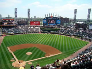 View of US Cellular Field from our seats
