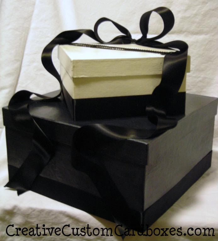  into your wedding reception including a sexy Black and White card box 