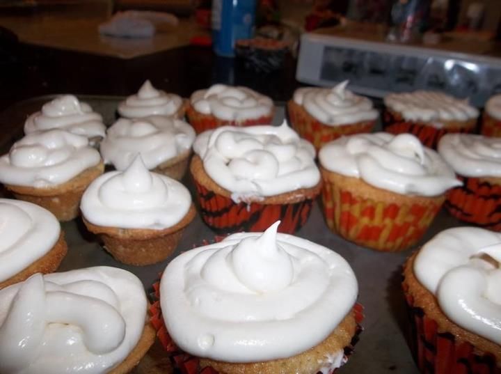 Frosted Honey Cupcakes