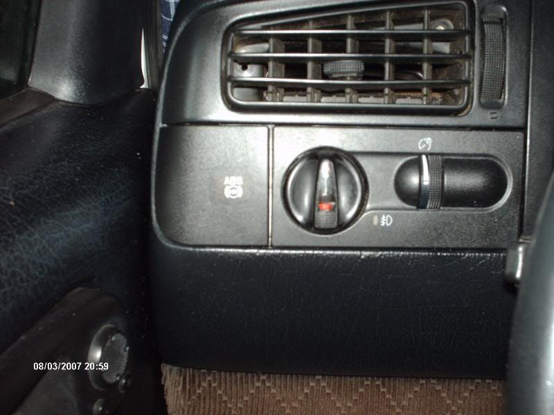 FSmk3.5 red lit heaDLIGHT SWITCH 25 SHIPPED VW Vortex Volkswagen