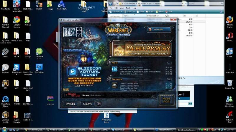 world of warcraft launcher exe download