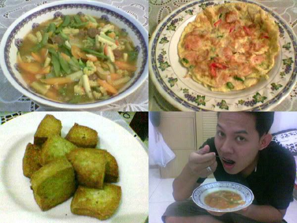 masakan makan malam pertama