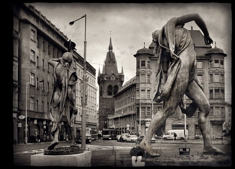 symbol of isolation and alienation in modern day Prague, haha. symbol of isolation and alienation in modern day Prague, haha.
