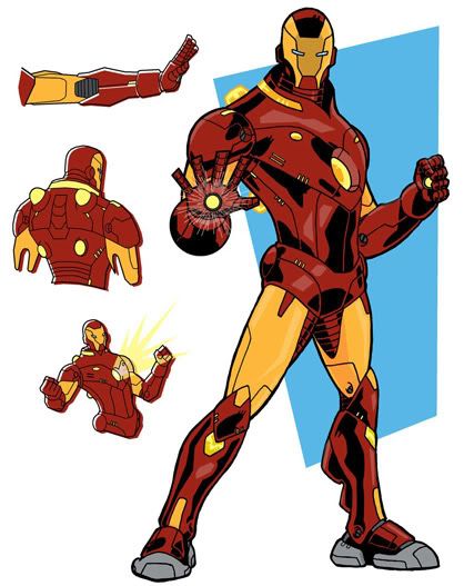 Editor's Note These first two Iron Man redesigns were sent in to us after