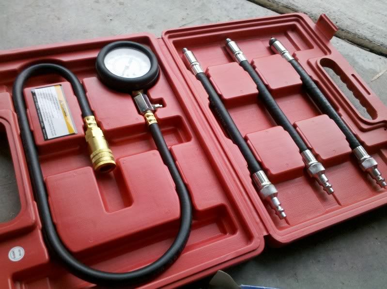 FS Toyota scissor jack / pittsburgh compression tester kit extended hoses