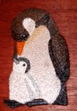 mother & baby penguin