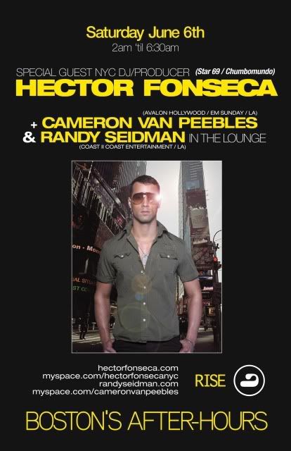 RISE,DJ HECTOR FONSECA,STAR 69,AFTERHOURS,HOUSE MUSIC