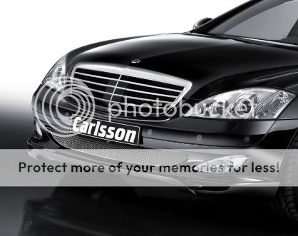 2007 2009 MERCEDES S CLASS W221 ORIGINAL CARLSSON FRONT LIP SPOILER