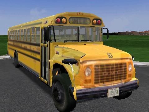 Rigs of rods school bus driving