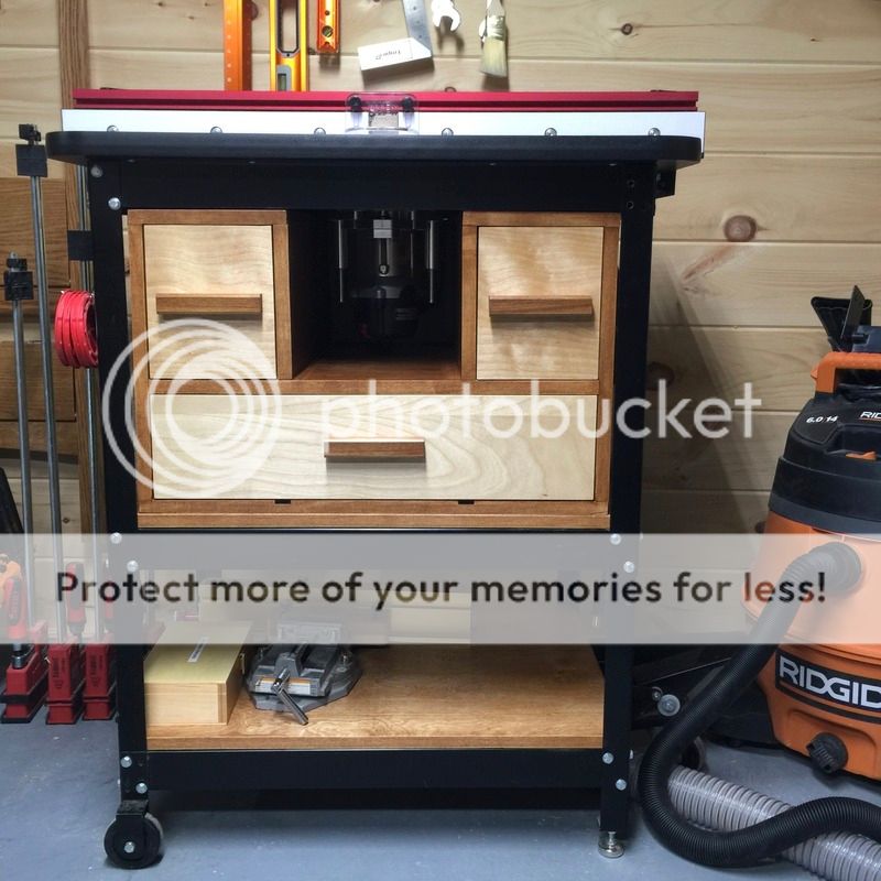 Router table storage | LumberJocks Woodworking Forum