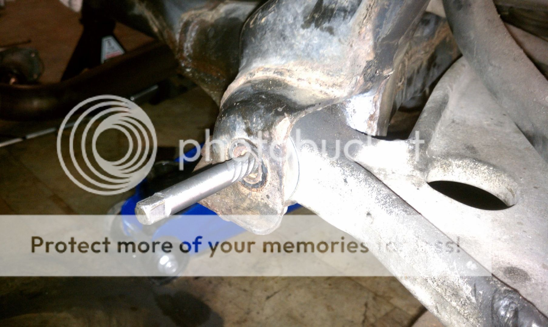 HELP!!!! Lower control arm bolt broke off!!!!