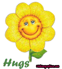 flower cartoon hug