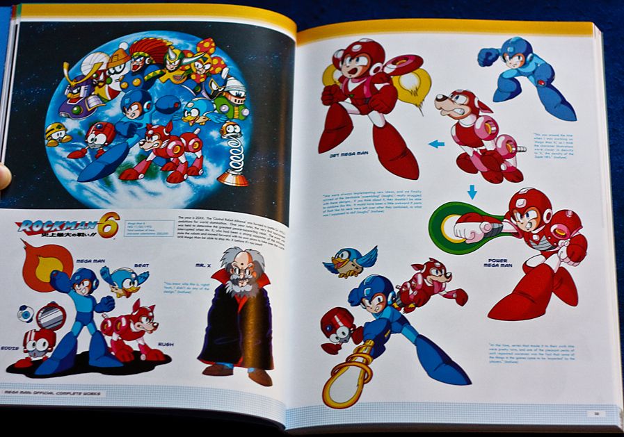 MEGA MAN official complete works - the most awesome videogame art book ...