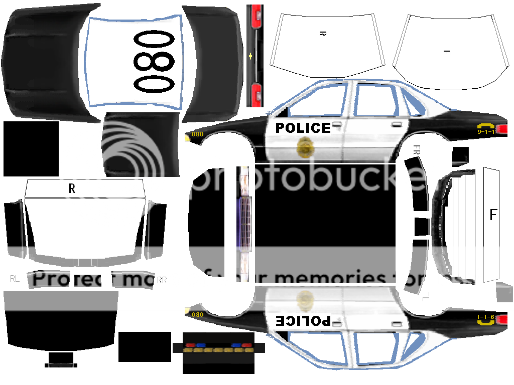 1996 Chevrolet Caprice 9C1 - PaperModelers.com